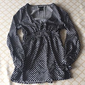 BCBG Maxazria long sleeve top, Size M